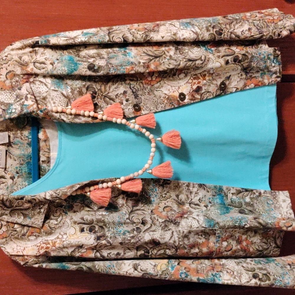 Chico's multicolored jacket Size 1